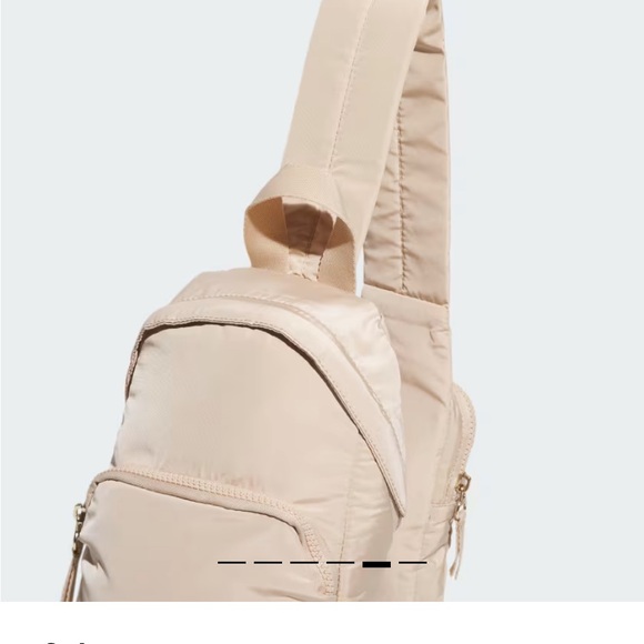 adidas Essentials Sling Crossbody Bag- Magic Beige/Off-white - Picture 4 of 11